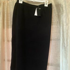Black knit knee length skirt grace Dane lewis